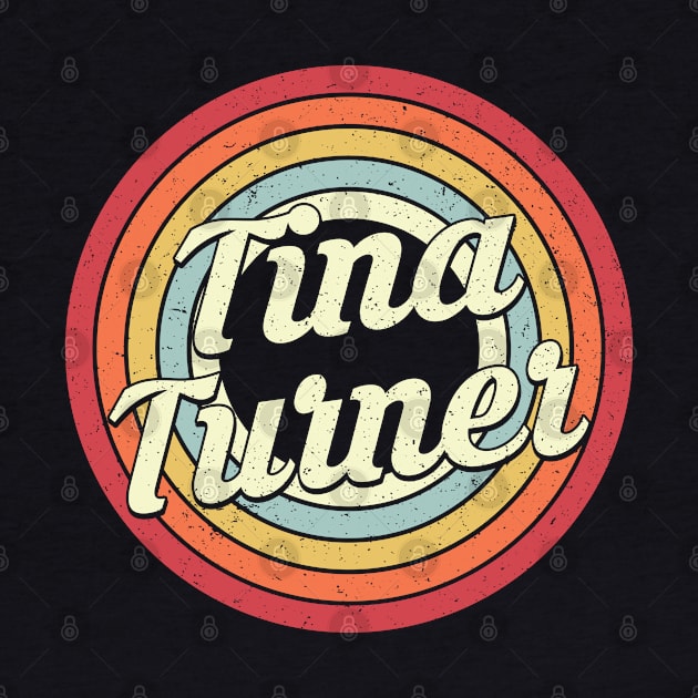 Tina Proud Name Retro Rainbow Tribute by Alien Landscape Store